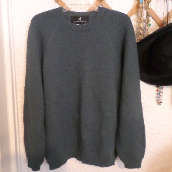 Peruvian Connection 100% Peruvian Alpaca Unisex Crew Neck Sweater Sz XL - Picture 1 of 5